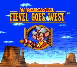 An American Tale - Fievel Goes West Title Screen